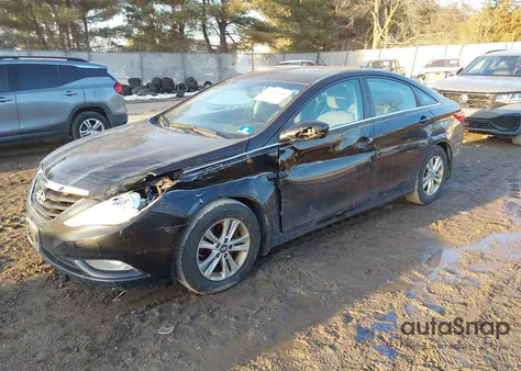 2013 Hyundai Sonata Gls z USA, uszkodzony, nr VIN 5NPEB4AC6DH614186